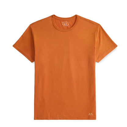 RRL By Ralph Lauren Garment-Dyed Crewneck T-Shirt Sweet Potato - The Sporting Lodge