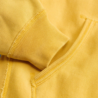 RRL By Ralph Lauren Garment-Dyed Fleece Hoodie Yellow
