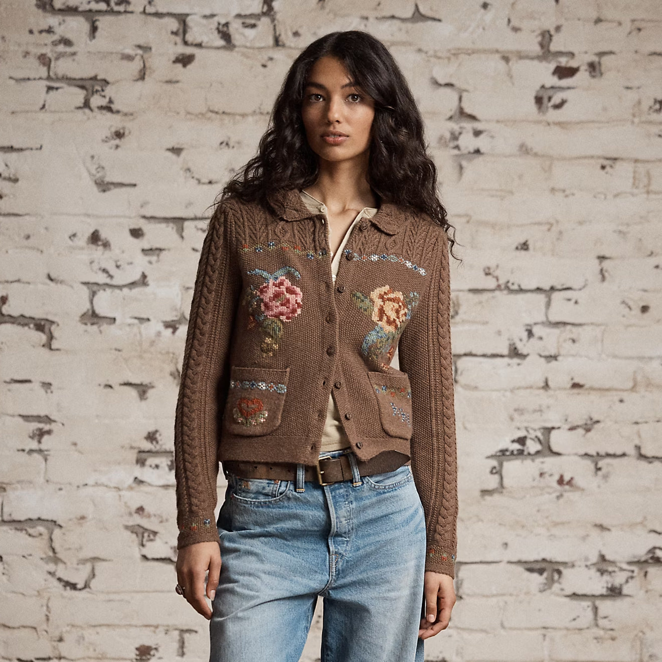 RRL By Ralph Lauren Hazel Cardigan Nutmeg / Multi