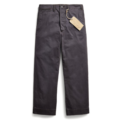 RRL By Ralph Lauren Herringbone Twill Field Pant Washed Black