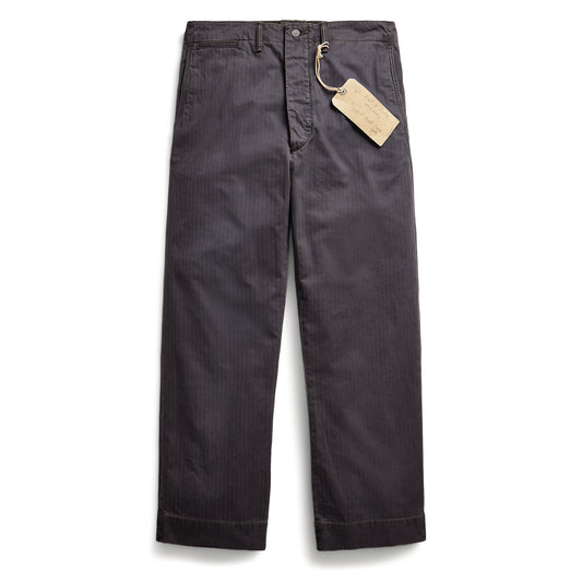 RRL By Ralph Lauren Herringbone Twill Field Pant Washed Black