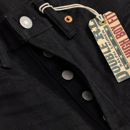 RRL By Ralph Lauren High Boy Fit Black Selvedge Jean Black
