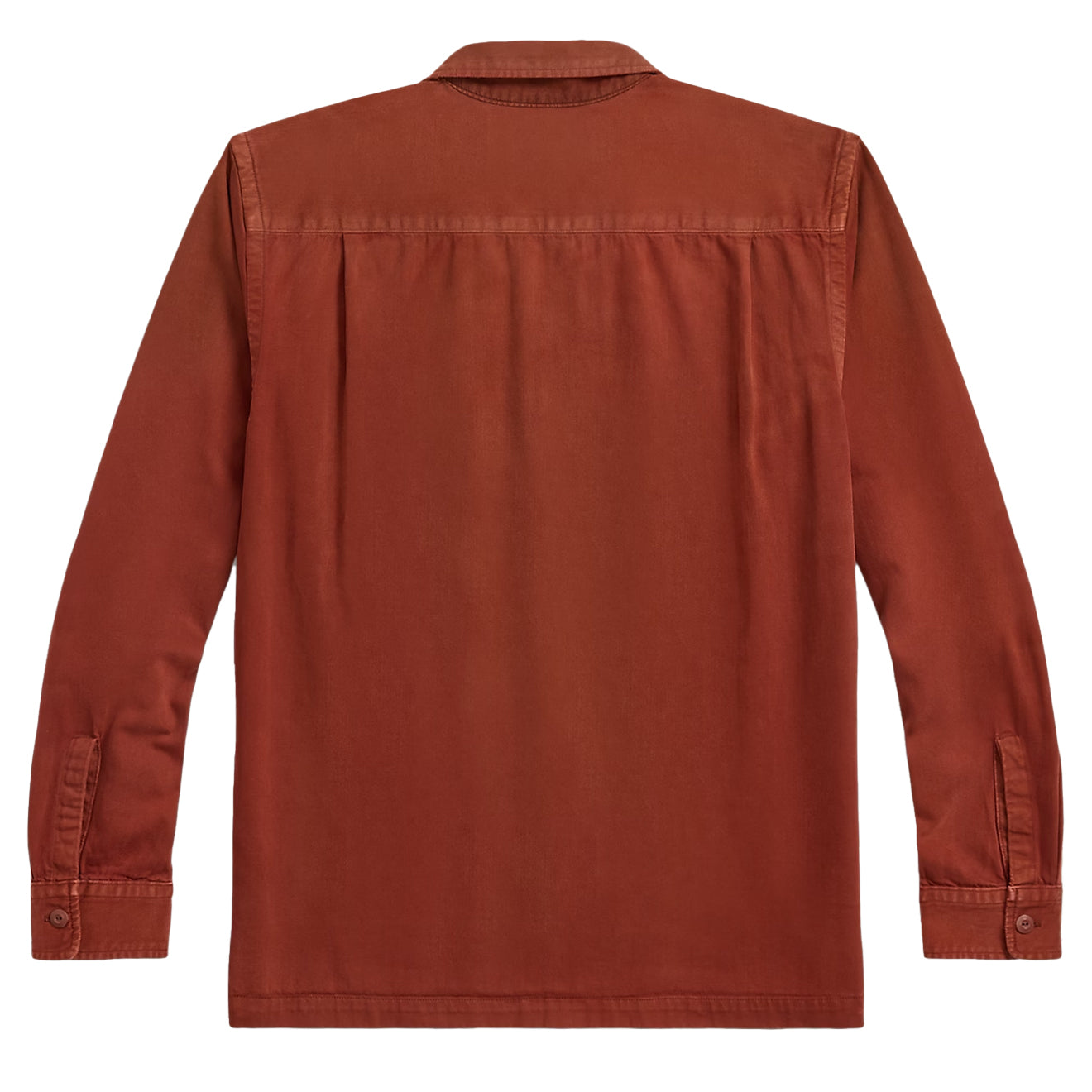RRL By Ralph Lauren Holmes Camp Long Sleeve Sport Shirt Brick - The Sporting Lodge