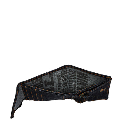 RRL By Ralph Lauren Indigo Denim Billfold Wallet Indigo