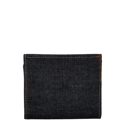 RRL By Ralph Lauren Indigo Denim Billfold Wallet Indigo