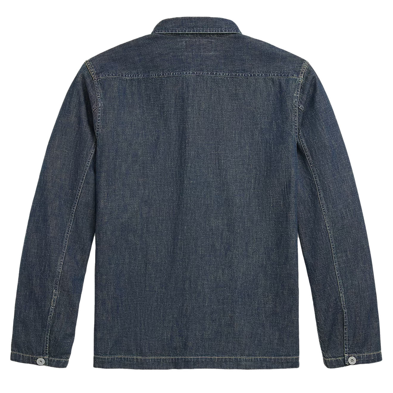 RRL By Ralph Lauren Indigo Denim Overshirt Dark Wash - The Sporting Lodge