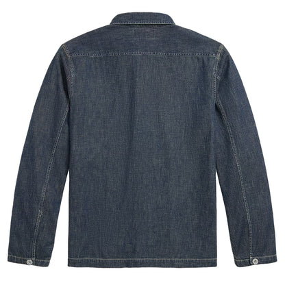 RRL By Ralph Lauren Indigo Denim Overshirt Dark Wash - The Sporting Lodge