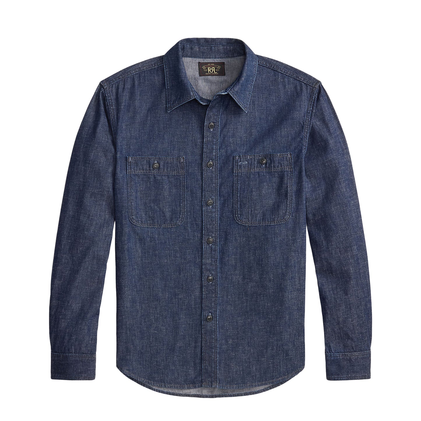 RRL By Ralph Lauren Indigo Denim Workshirt Indigo Rinse