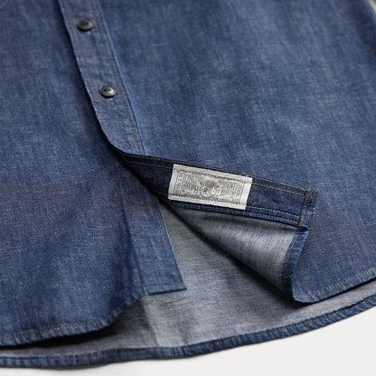 RRL By Ralph Lauren Indigo Denim Workshirt Indigo Rinse