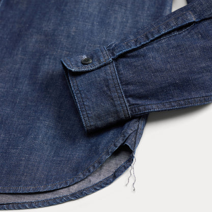 RRL By Ralph Lauren Indigo Denim Workshirt Indigo Rinse