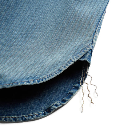 RRL By Ralph Lauren Indigo Herringbone Twill Workshirt Faded Indigo