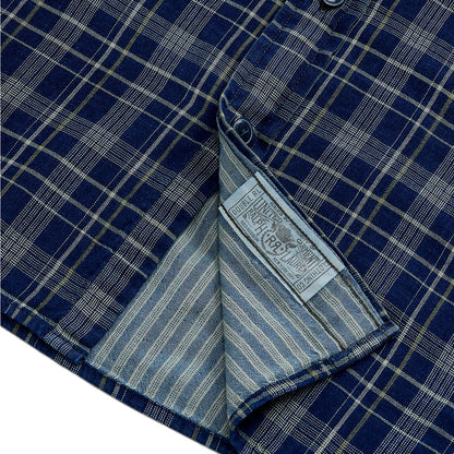 RRL By Ralph Lauren Indigo Plaid Double-Faced Workshirt Indigo Plaid/Strip - The Sporting Lodge