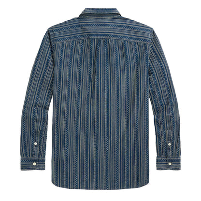 RRL By Ralph Lauren Indigo Print Workshirt Indigo - The Sporting Lodge
