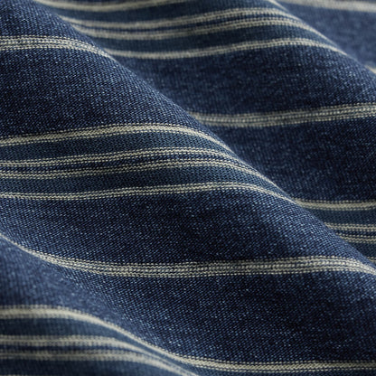 RRL By Ralph Lauren Indigo Striped Jersey T Shirt Indigo / Multi
