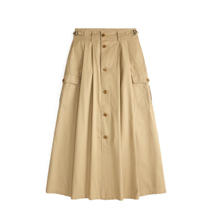 RRL By Ralph Lauren Lainey Skirt Mid A Line Tan