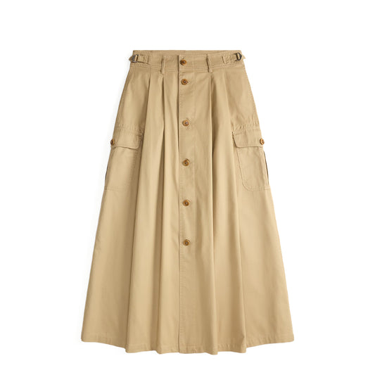 RRL By Ralph Lauren Lainey Skirt Mid A Line Tan