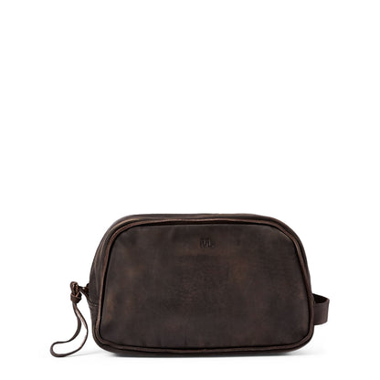 RRL By Ralph Lauren Leather Travel Case Dark Brown - The Sporting Lodge