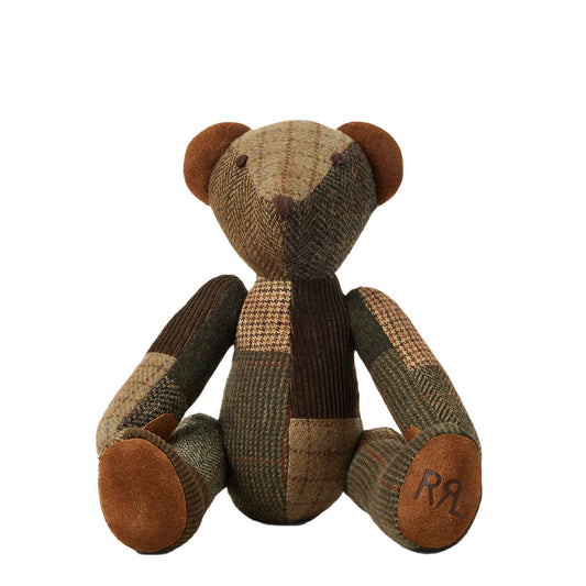 RRL By Ralph Lauren Limited Edition Patchwork Bear Brown Multi - The Sporting Lodge