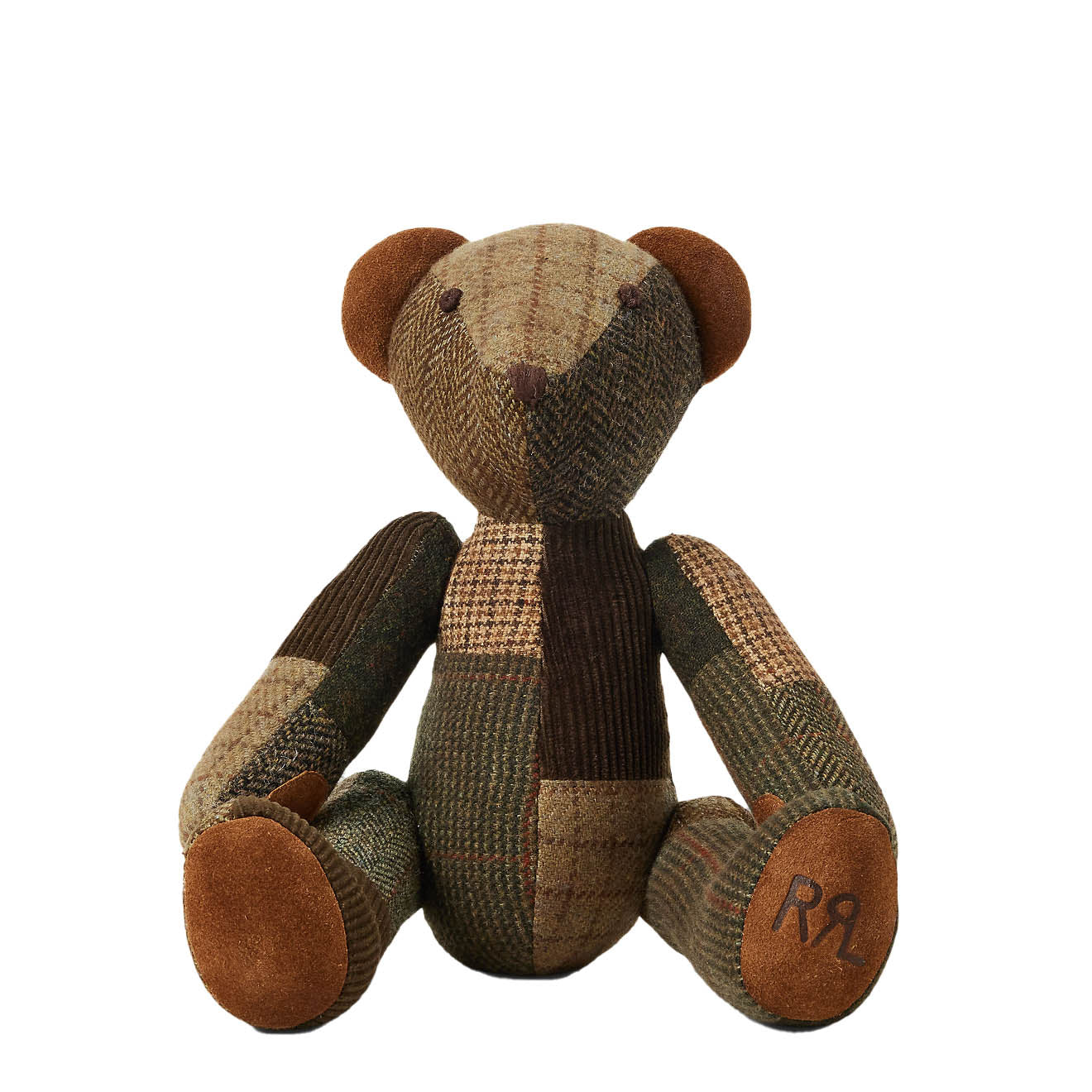 RRL By Ralph Lauren Limited Edition Patchwork Bear Brown Multi