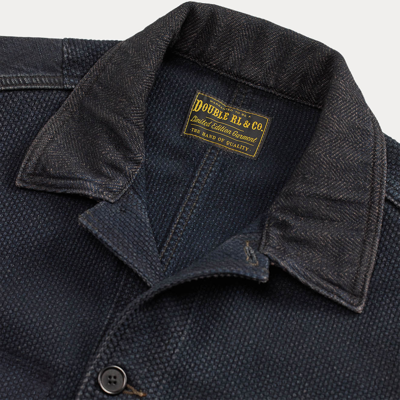 RRL By Ralph Lauren Limited Edition Patchwork Jacket Indigo