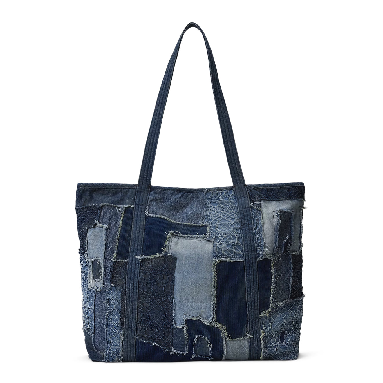 RRL By Ralph Lauren Limited Edition Patchwork Tote Indigo Multi
