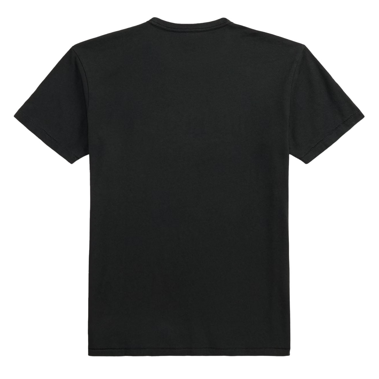 RRL By Ralph Lauren Logo Cotton-Hemp Jersey T-Shirt Faded Black Canvas - The Sporting Lodge