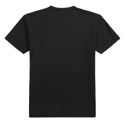 RRL By Ralph Lauren Logo Cotton-Hemp Jersey T-Shirt Faded Black Canvas - The Sporting Lodge