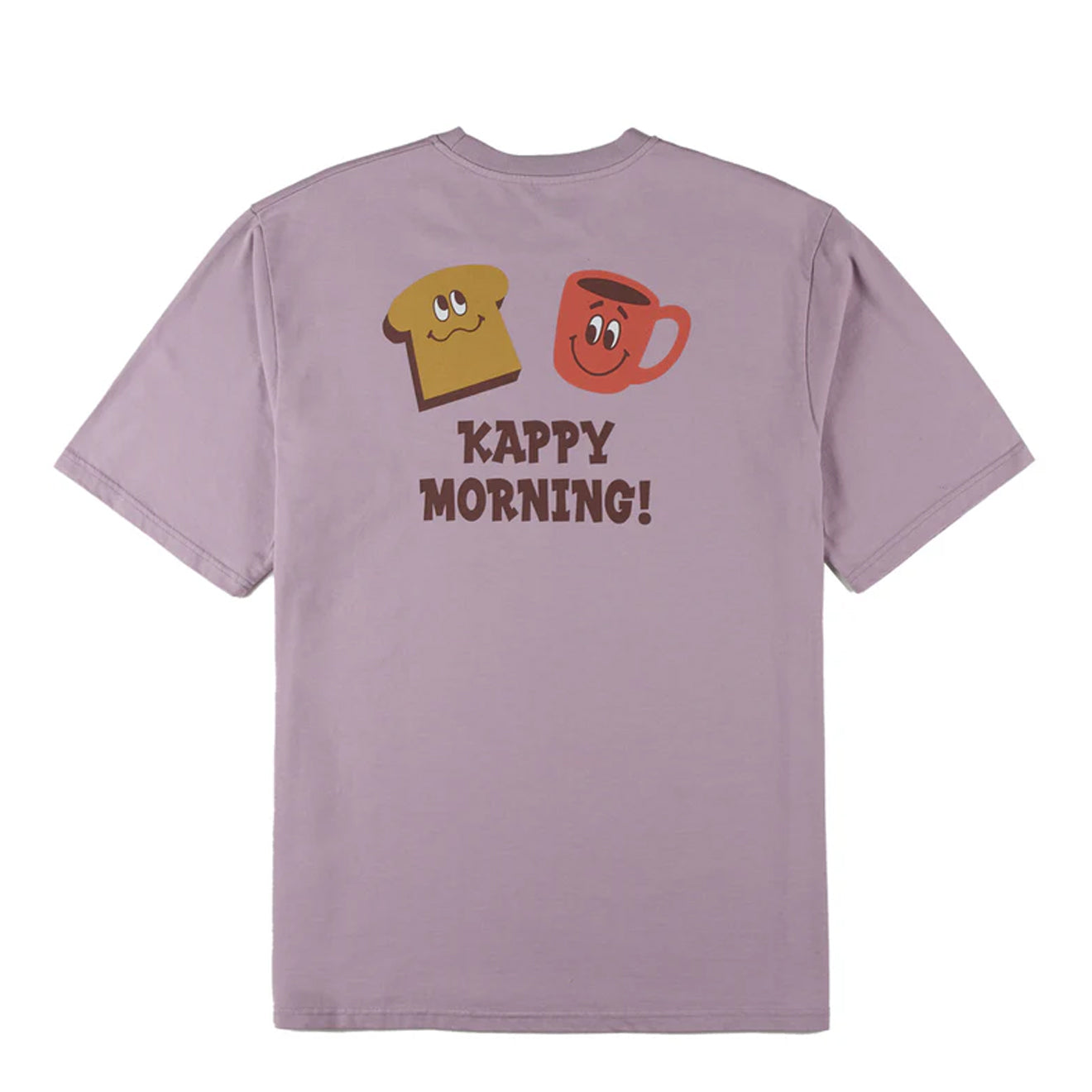 Kappy Kappy Morning Half T-Shirt Toru Fukuda Edition Lilac - The Sporting Lodge