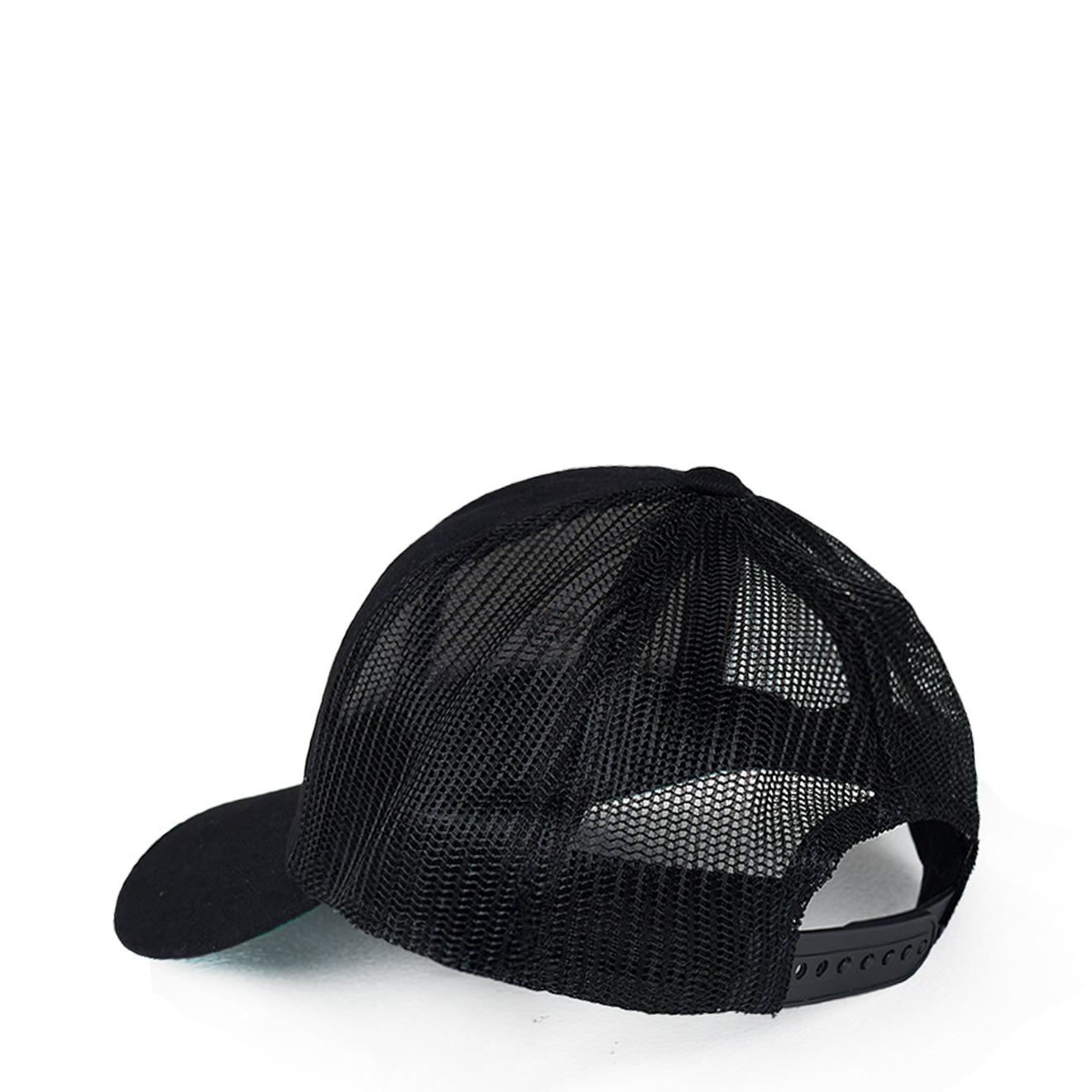 RRL By Ralph Lauren Logo Patch Denim Trucker Cap Black - The Sporting Lodge