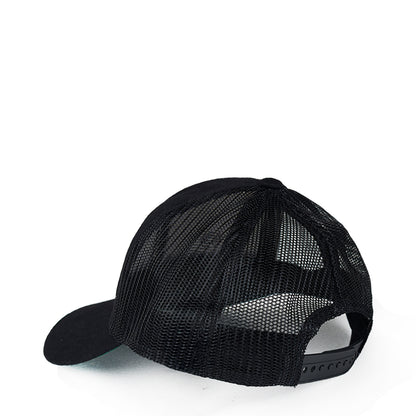 RRL By Ralph Lauren Logo Patch Denim Trucker Cap Black - The Sporting Lodge