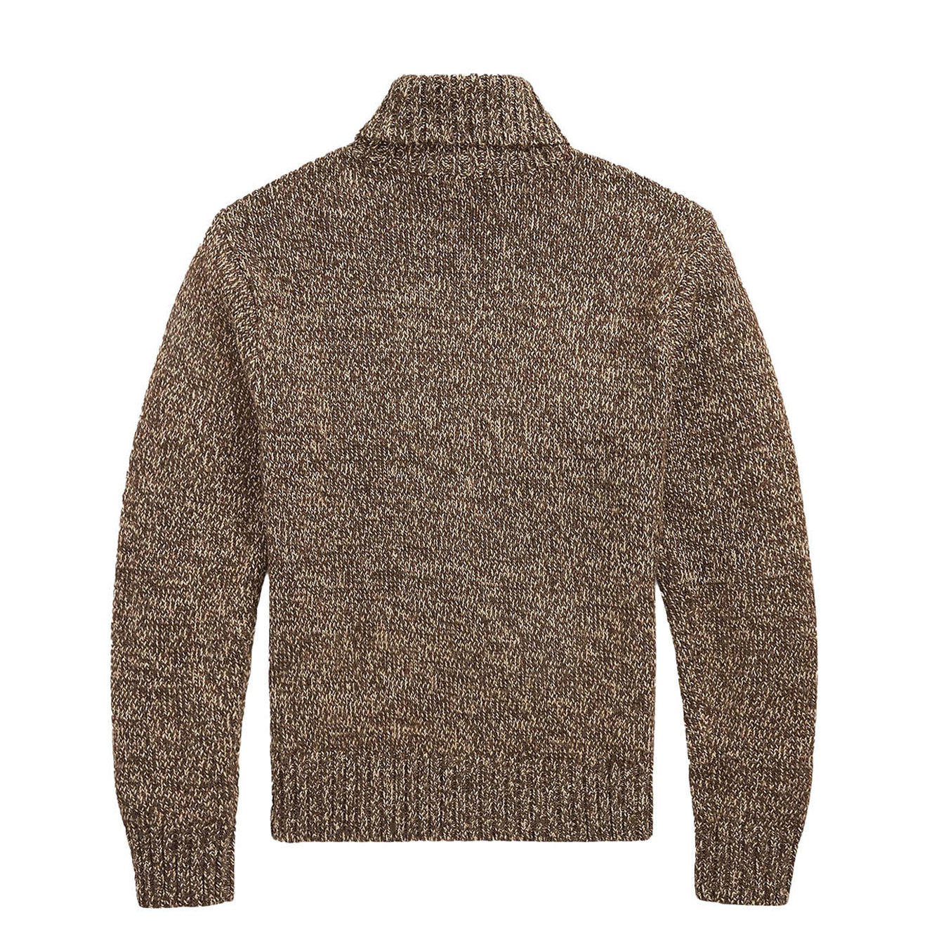 RRL By Ralph Lauren Marled Turtleneck Sweater Brown / Cream Multi