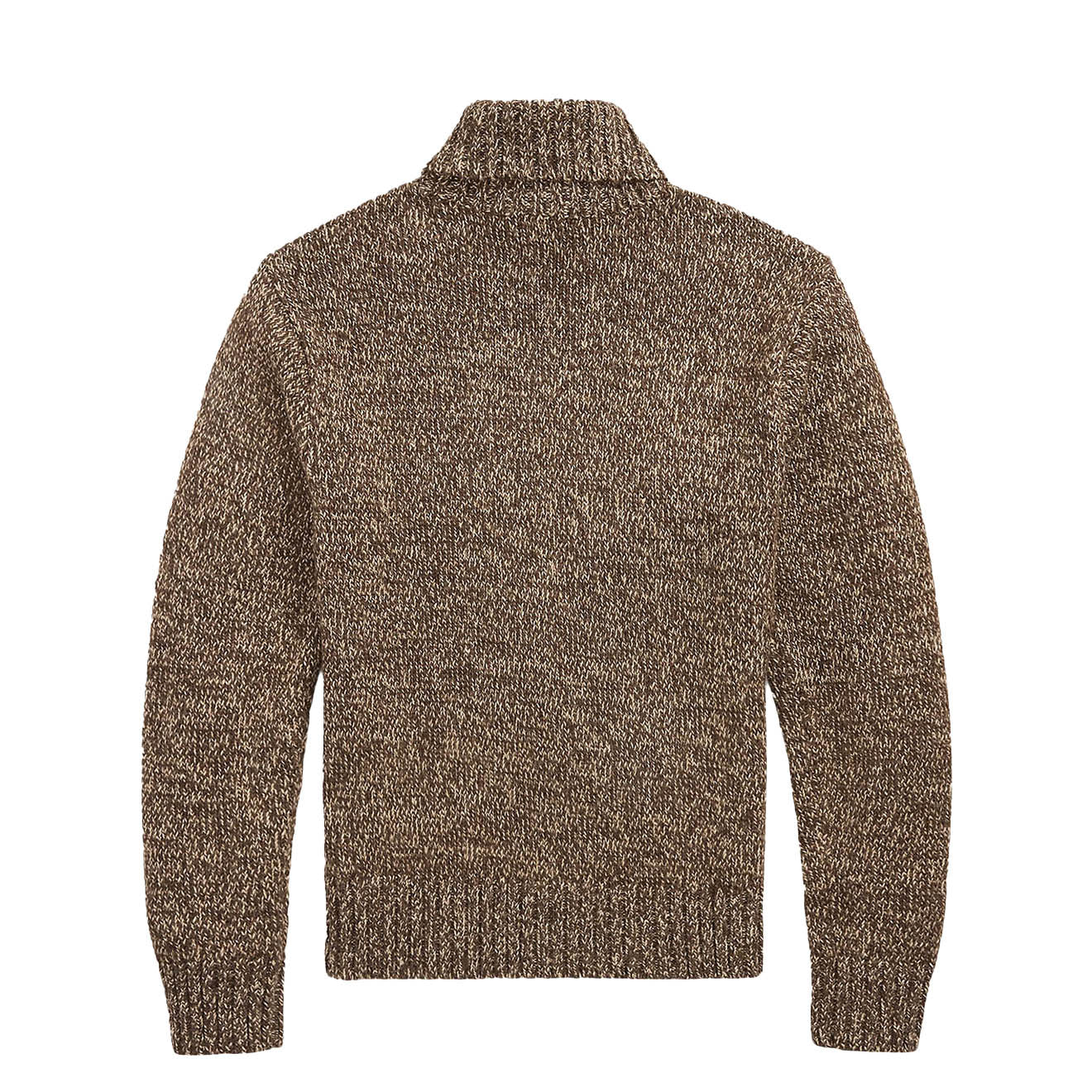 RRL By Ralph Lauren Marled Turtleneck Sweater Brown / Cream Multi
