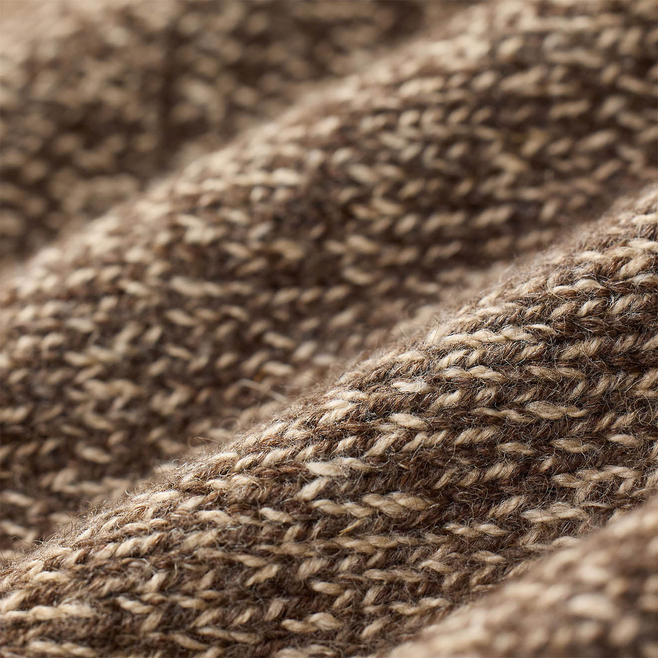 RRL By Ralph Lauren Marled Turtleneck Sweater Brown / Cream Multi