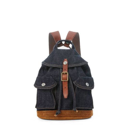RRL By Ralph Lauren Mini Denim Rucksack Indigo - The Sporting Lodge