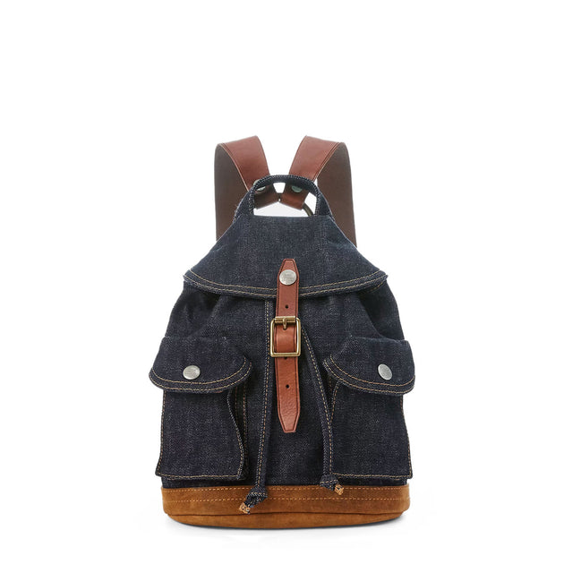 Relum Rucksacks RRL By Ralph Lauren Mini Denim Rucksack Indigo – The Sporting Lodge