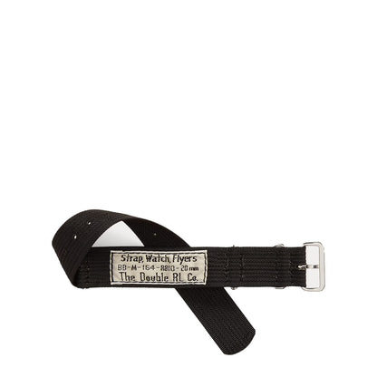 RRL By Ralph Lauren Nylon Wristwatch Strap Black - The Sporting Lodge
