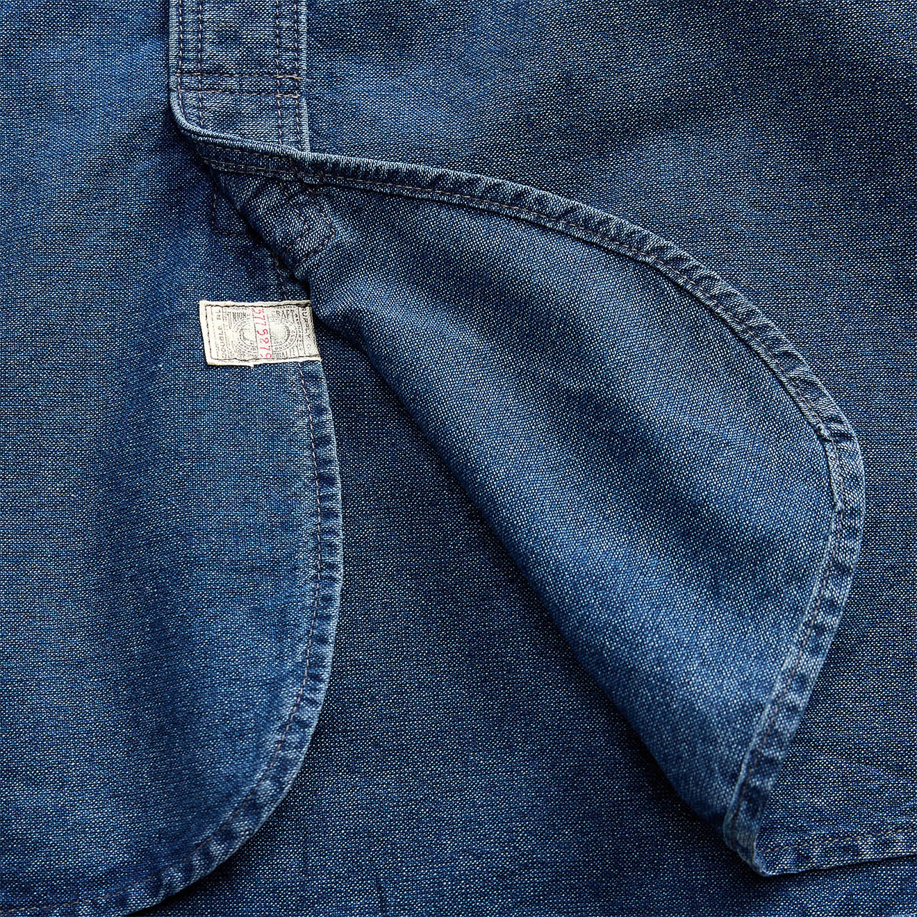 RRL By Ralph Lauren Oxford Workshirt Shirt Indigo - The Sporting Lodge