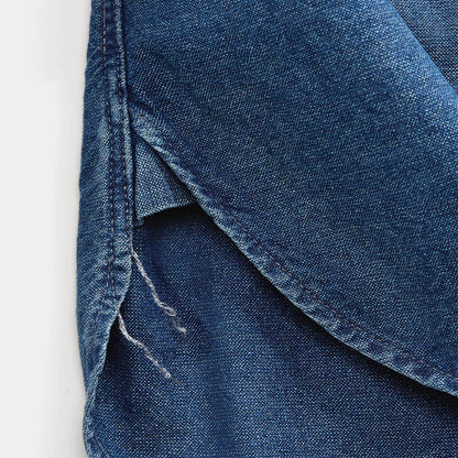 RRL By Ralph Lauren Oxford Workshirt Shirt Indigo - The Sporting Lodge