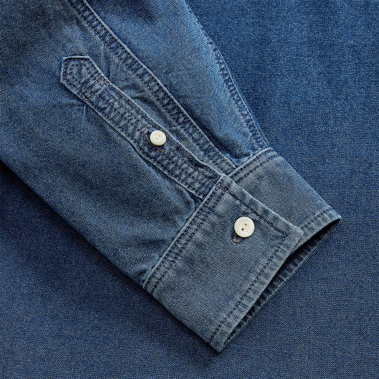 RRL By Ralph Lauren Oxford Workshirt Shirt Indigo - The Sporting Lodge