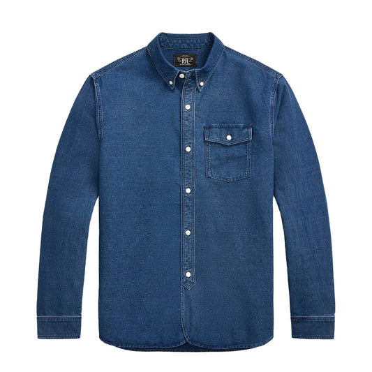 RRL By Ralph Lauren Oxford Workshirt Shirt Indigo