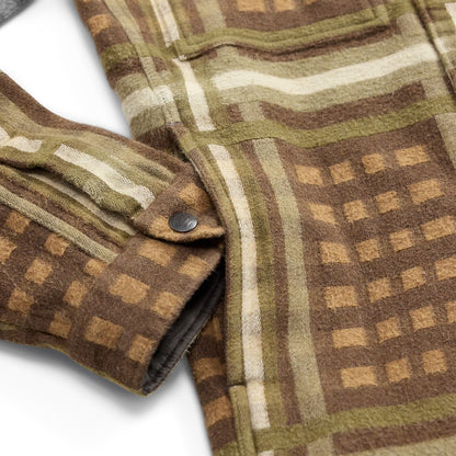 RRL By Ralph Lauren Patterned Jacquard Overshirt Brown Multi