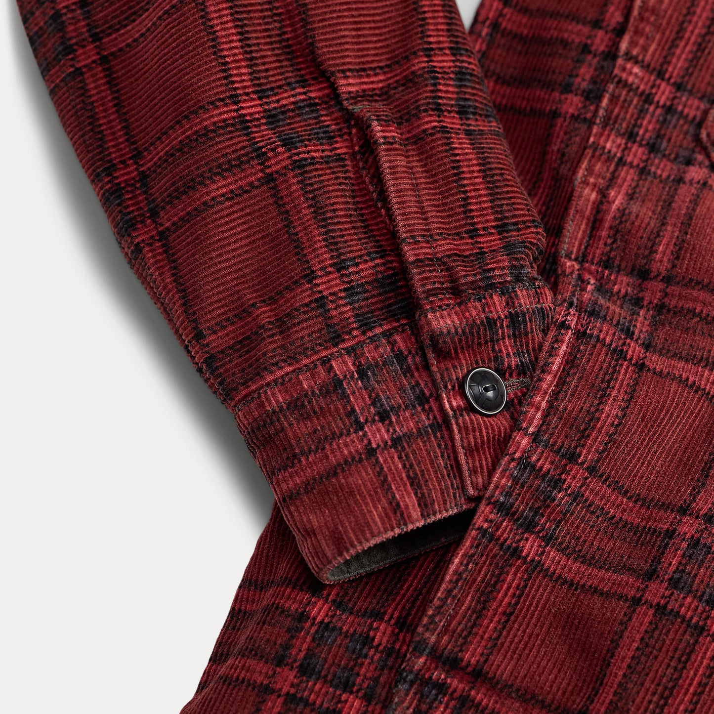 RRL By Ralph Lauren Plaid Corduroy Overshirt Red / Black