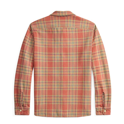 RRL By Ralph Lauren Plaid Twill Workshirt Red / Blue / Green - The Sporting Lodge