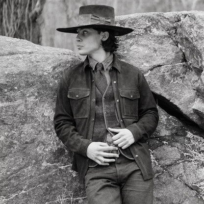 RRL By Ralph Lauren Plaid Wool-Cotton Waistcoat Brown / Multi