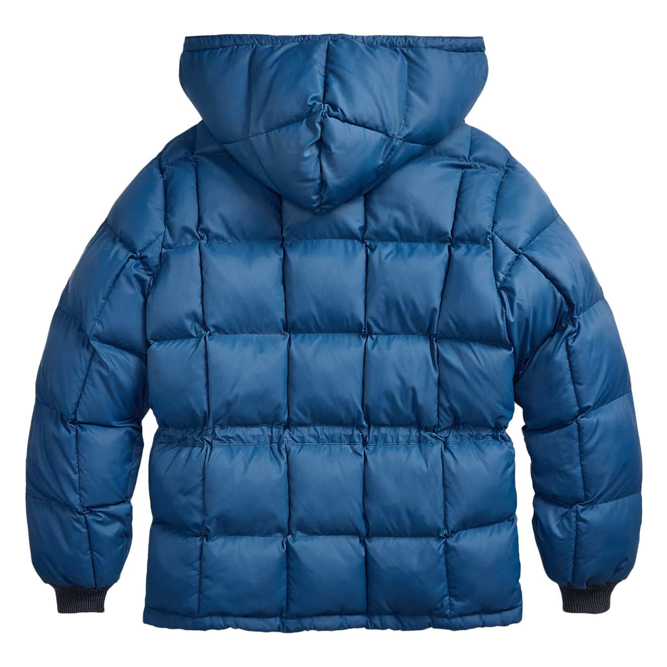 RRL By Ralph Lauren Quilted Ripstop Hooded Jacket Vintage Blue