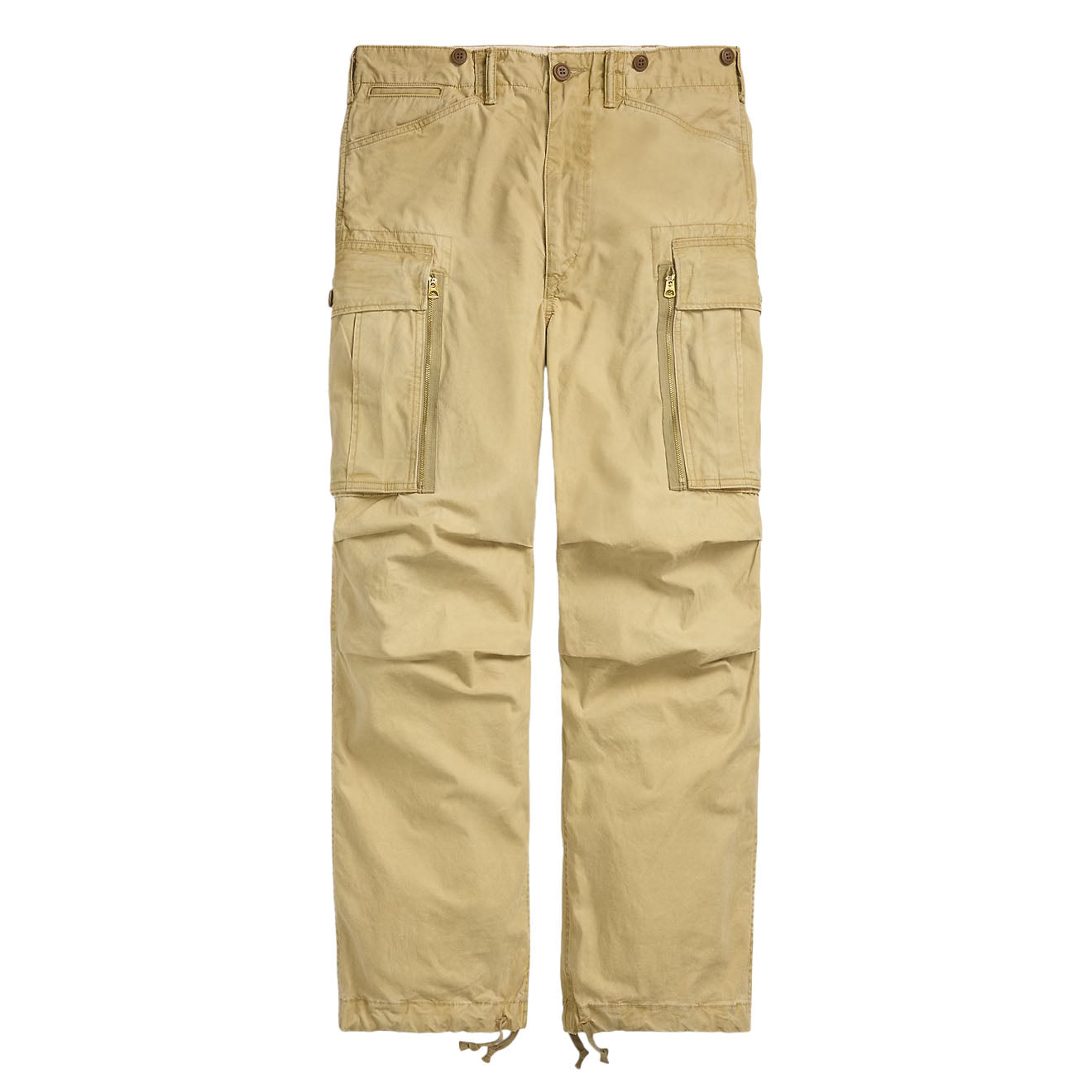 RRL By Ralph Lauren Ranger Poplin Cargo Trouser Faded Khaki - The Sporting Lodge