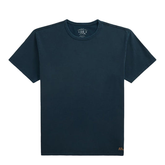 RRL By Ralph Lauren Relaxed Fit Heavyweight Jersey T-Shirt Dark Navy