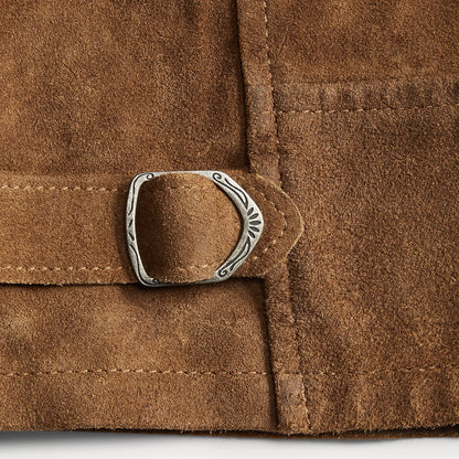 RRL By Ralph Lauren Roughout Suede Jacket Brown