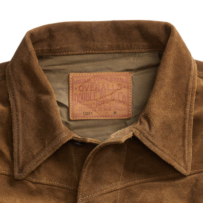 RRL By Ralph Lauren Roughout Suede Jacket Brown