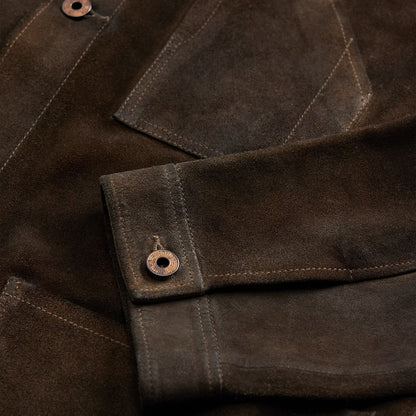 RRL By Ralph Lauren Roughout Suede Jacket Vintage Brown